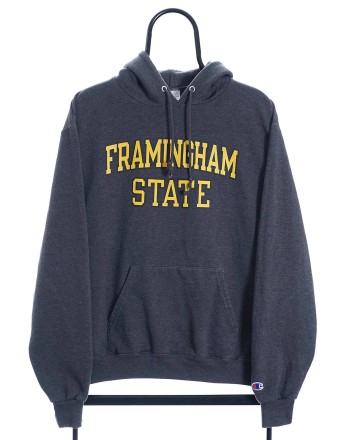 Vintage Champion framingham size S hoodie in grey