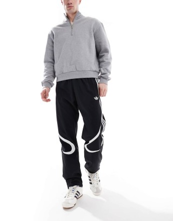 adidas Originals Adicolor Teamgeist Track Pants in black
