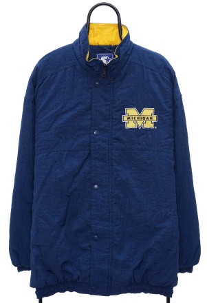 Vintage Starter Wolverines size XL coat in navy