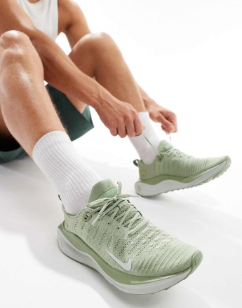 Nike Running ReactX Infinity Run 4 trainers in khaki