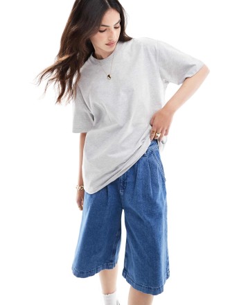 Cotton On boxy oversized t-shirt in grey