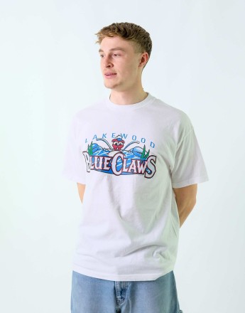 Vintage Lakewood Blue Claws XL T-Shirt White