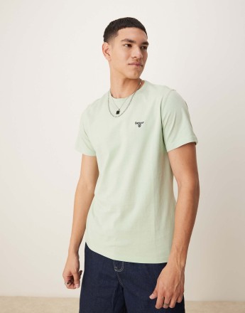 Barbour Essential sports t-shirt in dusty mint