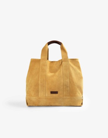 Scalpers Norman Suede Bag In Mustard