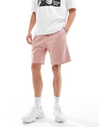Gramicci cotton twill pigment dye G Short in pink