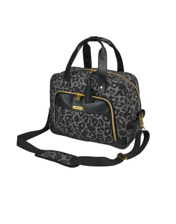 Cabin Max 24l vela under seat holdall 40 x 30 x 20cm in grey leopard print - GREY