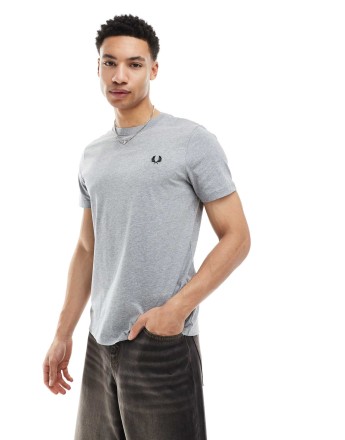 Fred Perry crew neck t-shirt in grey