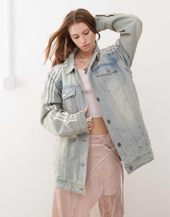 adidas Originals Adilenium Season 3 denim shirt in light denim
