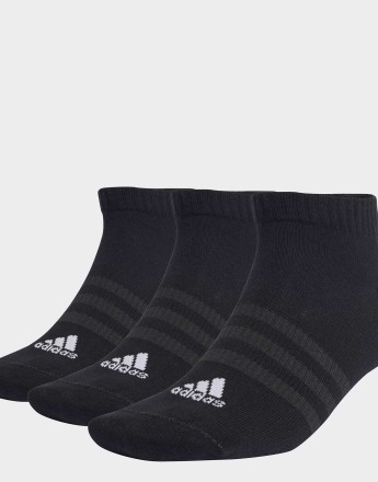 adidas performance Thin and light sportswear low-cut socks 3 pairs in black / white