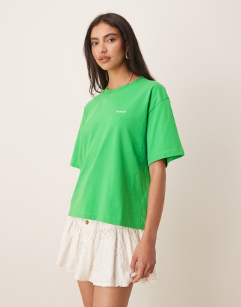 Barbour jema t-shirt in kelly green