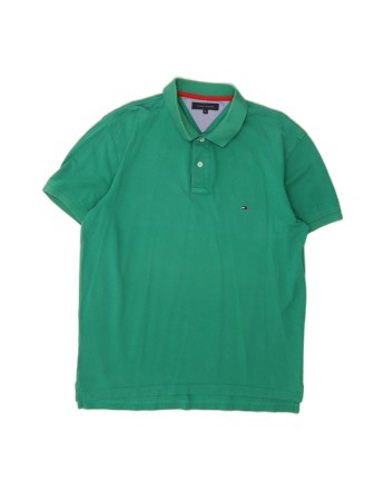 Vintage Tommy Hilfiger Polo Shirt XL In Green