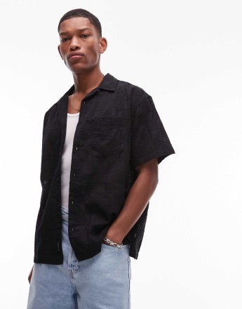 Vans Wayside short sleeve shirt in black