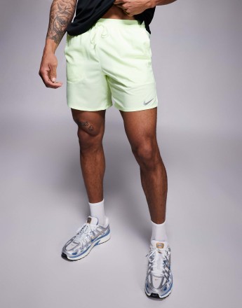 Nike Running Challenger Dri-FIT 7 inch shorts in green