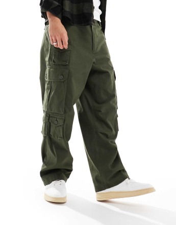 Carhartt WIP tracker relaxed fit trousers in green