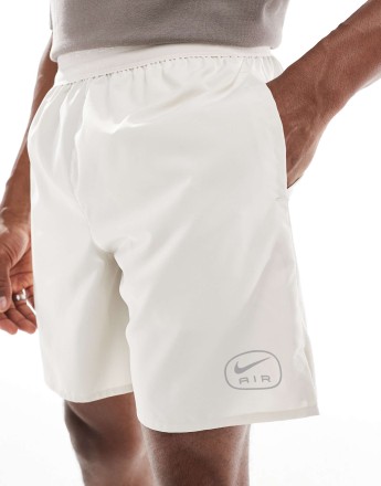 Nike Air run shorts in beige