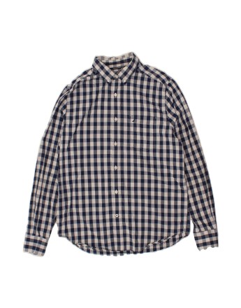 Vintage Nautica Shirt Large In Blue Gingham