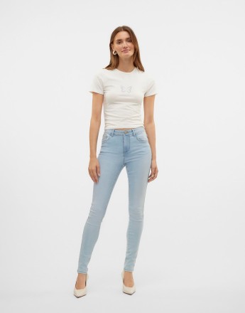 Vero Moda Skinny fit jeans in light blue