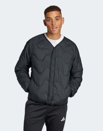 adidas performance Nuganic winter insulation jacket in black