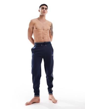 Boss Bodywear logo jogger in navy