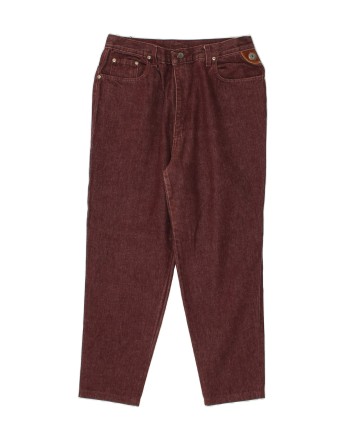 Vintage Roy Rogers Size W30 L30 Tapered Jeans in Burgundy