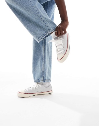 Converse Chuck Taylor All Star Ox trainers in light blue with trim