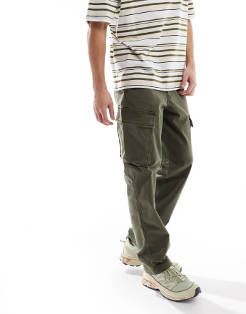 Levi's XX cargo tapered twill trousers in mid green