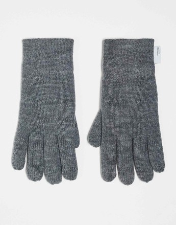 ONLY & SONS knit gloves in grey