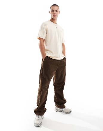 Superdry Tech relaxed t-shirt in tapioca cream beige