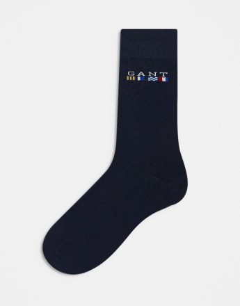 GANT USA flag logo socks in navy