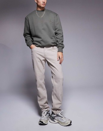 Sixth June straight leg jean in beige