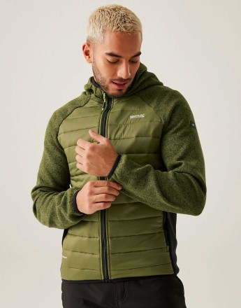 Regatta Men's Newhill Hybrid Jacket in Green