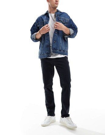 ONLY & SONS slim fit chinos in navy