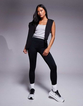 4505 Petite Icon run tie waist legging