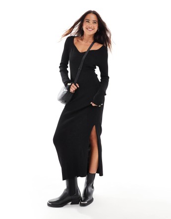 Barbour International Roberta Knitted Midi Dress