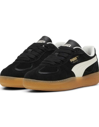 Puma Palermo moda xtra gum sneakers in puma black-frosted ivory-puma