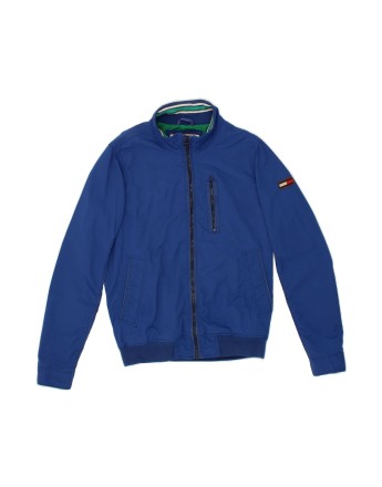 Vintage Tommy Hilfiger Bomber Jacket UK 40 Large In Blue