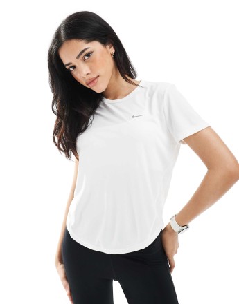 Nike Running Tempo Dri-Fit t-shirt in white