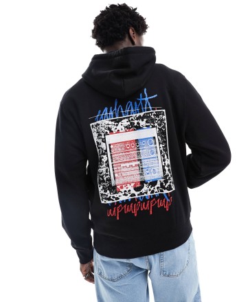 Carhartt WIP stereo graphic hoodie in black