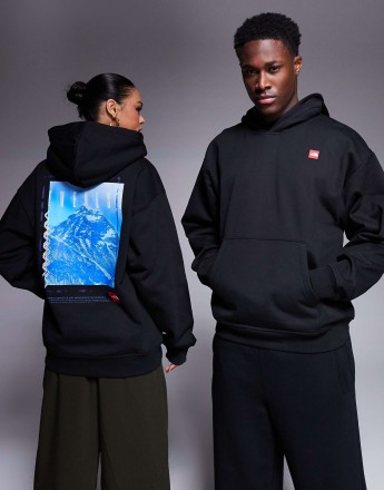 The North Face Everest unisex backprint hoodie in black