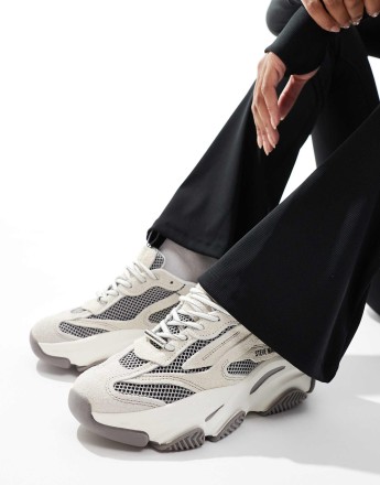 Steve Madden Possesion-E chunky trainers in grey suede