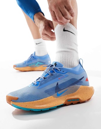 Nike Running ReactX Pegasus Trail 5 Gore-TEX trainers in blue