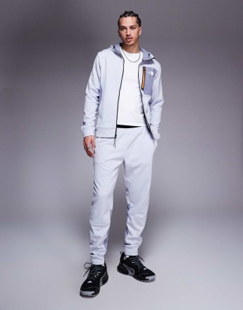 The North Face Mountain Athletics tech fleece joggers in grey