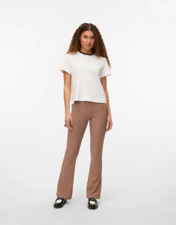 Vero Moda Trousers in taupe gray