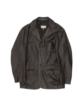 Vintage Leather Jacket UK 36 Small In Black