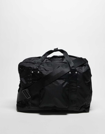 ARKET unisex 24-hr 3-way duffel bag in black