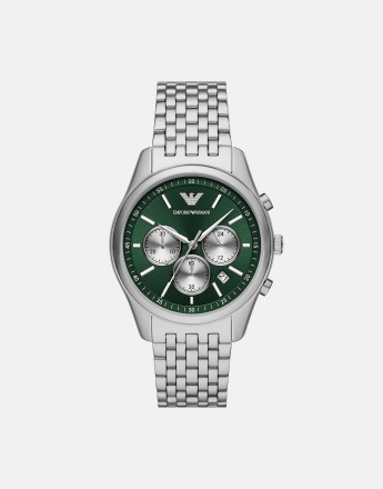 Emporio Armani Men's chronograph, stainless steel watch, ar11581 in silver