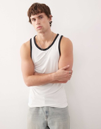 adidas Originals Premium Essentials vest in white
