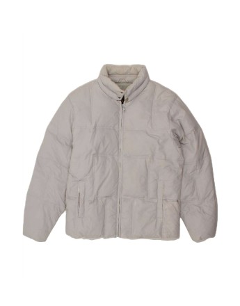 Vintage Padded Jacket UK 40 Large In Grey