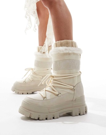 Buffalo Aspha blizzard boot in cream