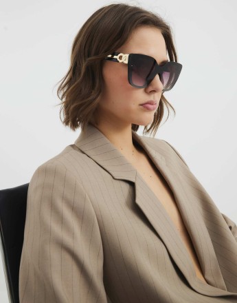 River Island Cat eye sunglasses in black